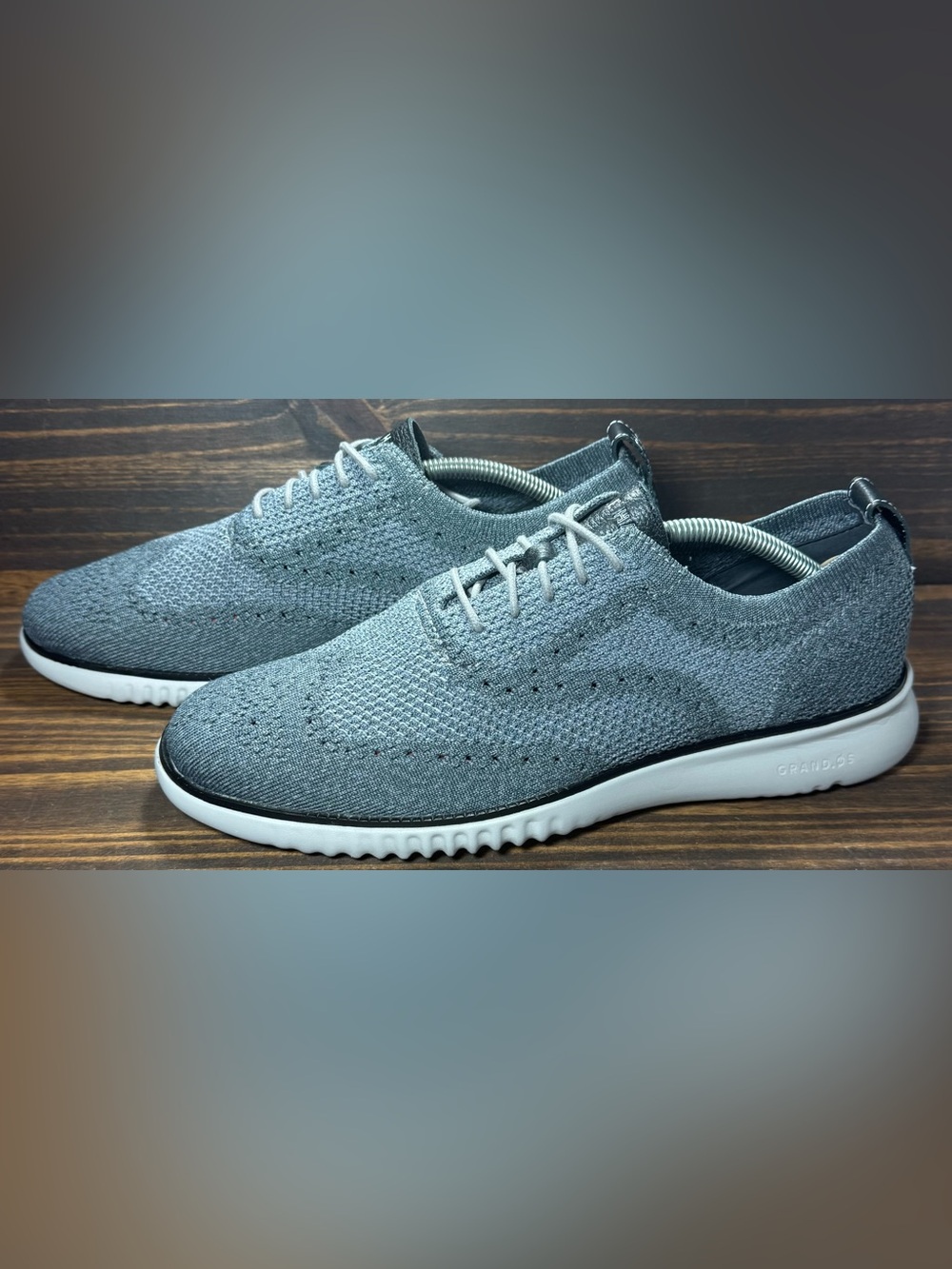 Cole Haan 2.zerogrand Stitchlite Men’s Size 10 M Shoes Grey Oxford Dress Sneaker